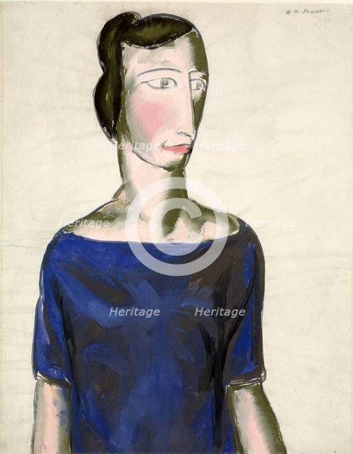 Portrait of a Girl, 1923. Creator: Alfred Henry Maurer.