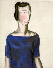 Portrait of a Girl, 1923. Creator: Alfred Henry Maurer