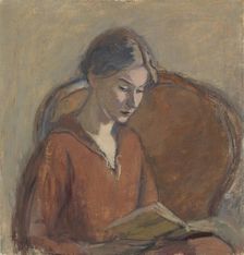 Portrait of a girl, 1927. Creator: Ellen Thesleff
