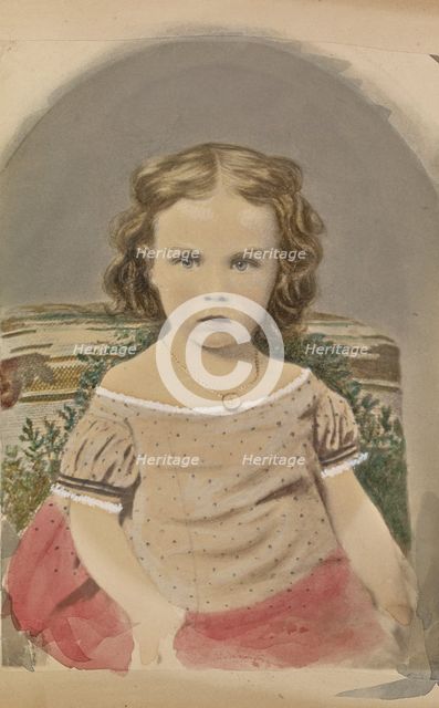 Portrait of a girl, about 1850-1860. Creator: Unknown.