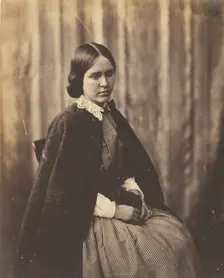 Portrait of a Girl, about 1852-1856. Creator: Roger Fenton