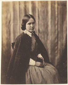 Portrait of a Girl, about 1852-1856. Creator: Roger Fenton