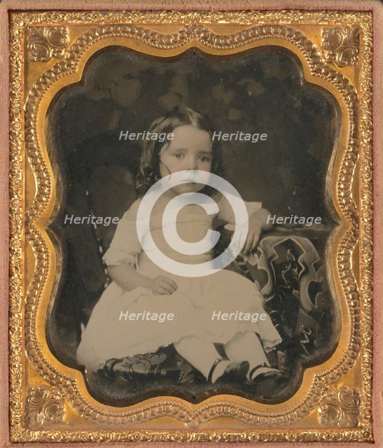 Portrait of a Girl, about 1860. Creator: Unknown.