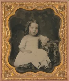 Portrait of a Girl, about 1860. Creator: Unknown