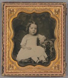 Portrait of a Girl, about 1860. Creator: Unknown