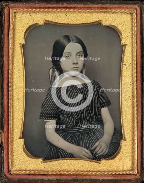 Portrait of a Girl, c. 1850. Creator: Unknown.