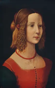 Portrait of a Girl c1490, (c1915)