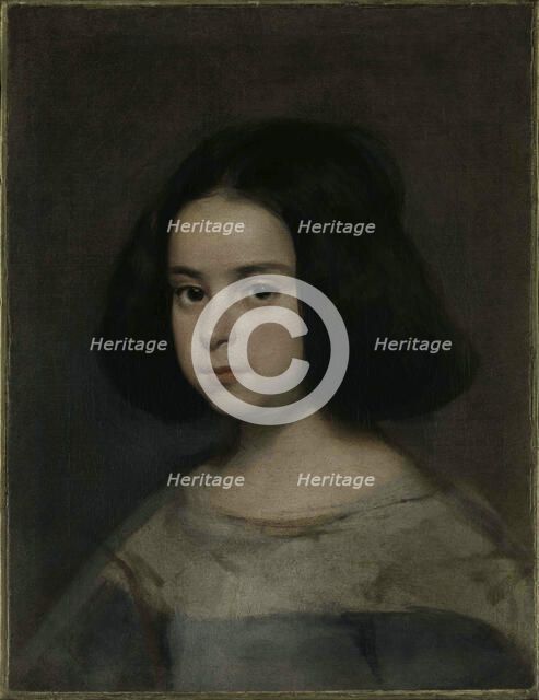 Portrait of a girl, ca 1639-1641. Creator: Velàzquez, Diego (1599-1660).