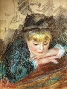 Portrait of a girl, . Creator: Renoir; Pierre Auguste (1841-1919)