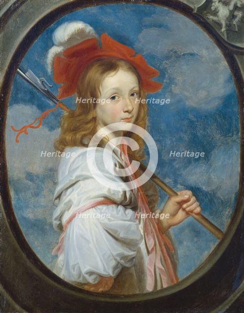 Portrait of a Girl Dressed as a Shepherdess, 1665. Creator: Monogrammist AVD or ADV possibly Ary de Vois (?).
