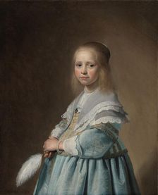 Portrait of a Girl Dressed in Blue, 1641. Creator: Jan Verspronck