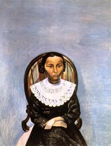 Portrait of a Girl in Black 1913. Creator: Andre Derain