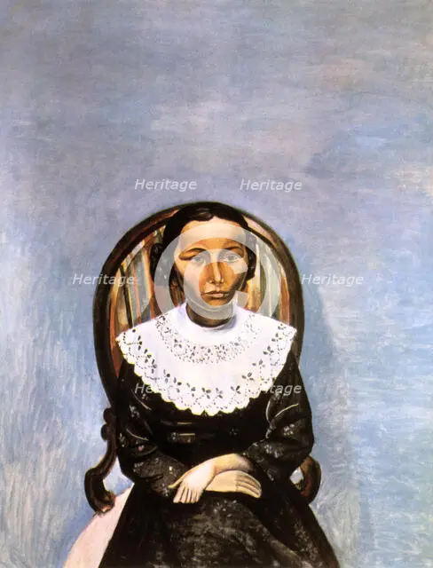 'Portrait of a Girl in Black', 1913. Creator: Andre Derain.
