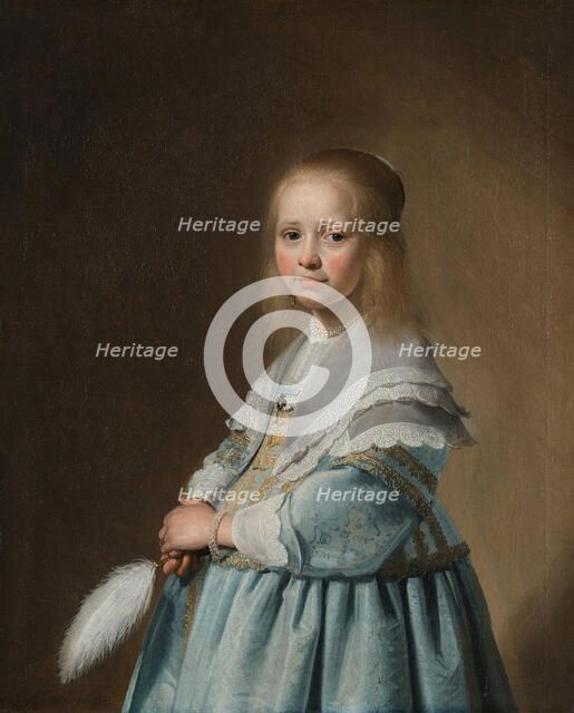 Portrait of a Girl in Blue, 1641. Artist: Verspronck, Johannes Cornelisz. (1600/3-1662)