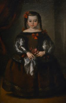 Portrait of a Girl in the 17th-century Style, c1840. Creator: Leonardo Alenza