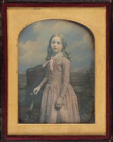 Portrait of a Girl, late 1840s. Creator: William Edward Kilburn