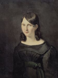 Portrait of a girl, presumably Miss Sligting, c.1830-c.1843. Creator: Anon
