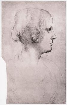 Portrait of a Girl with a Cap 1493-1495. Artist: Leonardo da Vinci