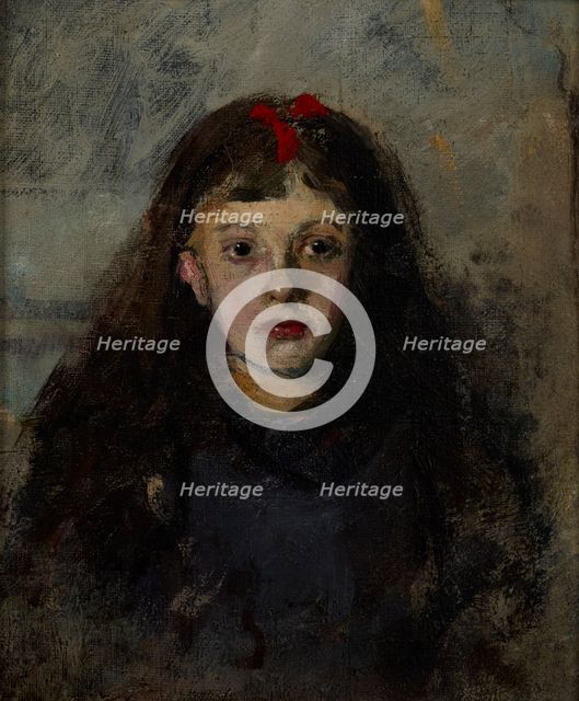 Portrait of a Girl - Zofia Sokolowska, c1900s. Creator: Olga Boznanska.