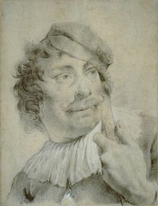 Portrait of a Gondolier, c. 1730. Creator: Giovanni Battista Piazzetta