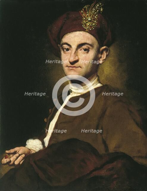 Portrait of a Goldsmith, 1735. Creator: Giuseppe Ghislandi.