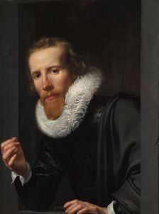 Portrait of a Goldsmith, Probably Bartholomeus Jansz van Assendelft, 1617. Creator: Werner Jacobsz. van den Valckert