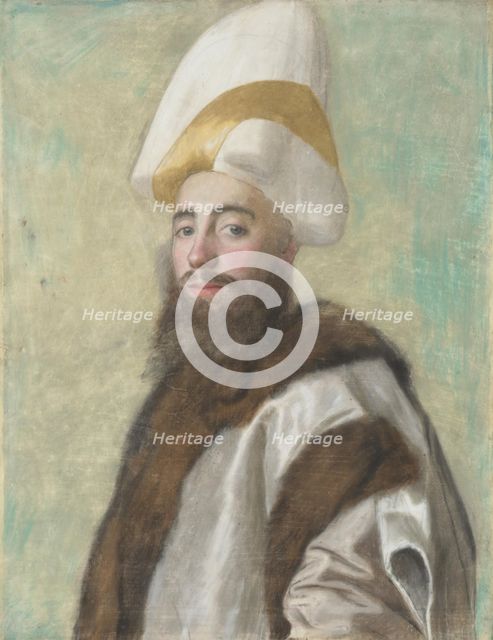 Portrait of a Grand Vizier, c. 1740. Artist: Liotard, Jean-Étienne (1702-1789)
