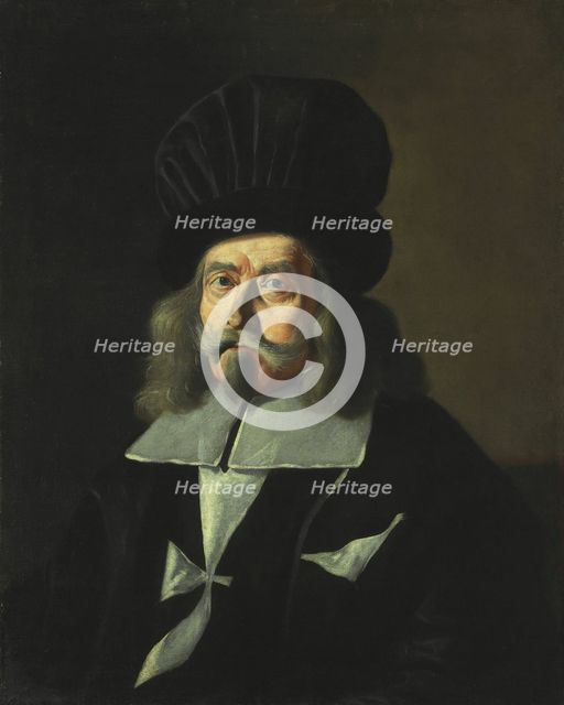 Portrait of a Grand Master of the Knights of Malta, Martin de Redin, c. 1660. Creator: Mattia Preti.