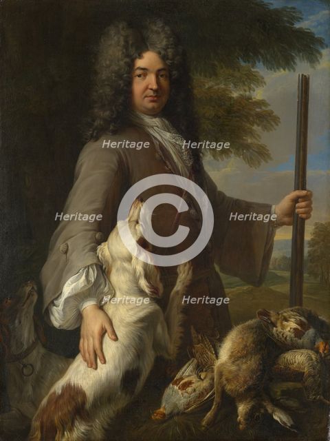 Portrait of a Hunter, 1704. Creator: Alexandre François Desportes.