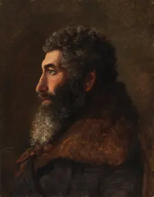 Portrait of a Jewish Man, 1873. Creator: Gunnar Berndtson