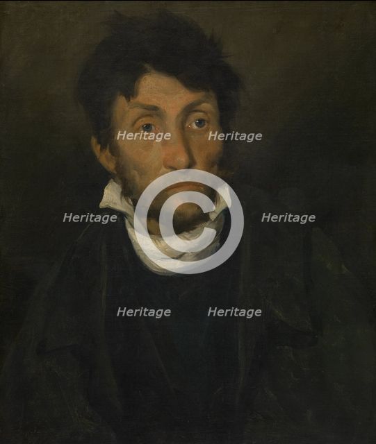 Portrait of a Kleptomaniac, 1820-1823. Creator: Theodore Gericault.