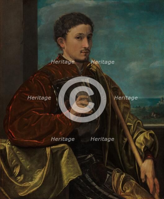 Portrait of a Knight, c. 1525. Creator: Giovanni Girolamo Savoldo.