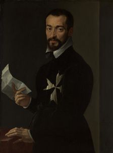 Portrait of a Knight of Malta, Probably Fra Jacopo Salviati, 1566. Creator: Mirabello Cavalori