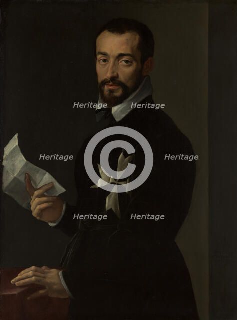 Portrait of a Knight of Malta, Probably Fra Jacopo Salviati, 1566. Creator: Mirabello Cavalori.