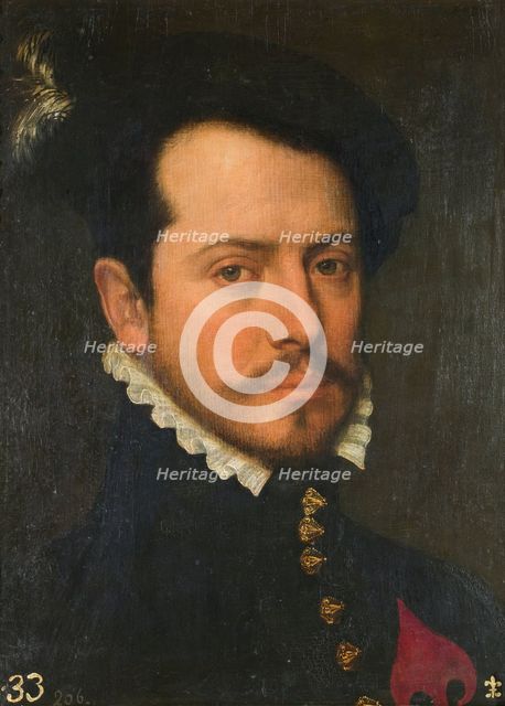 Portrait of a Knight of the Order of Santiago, 16th century. Creator: Bartolomé González.