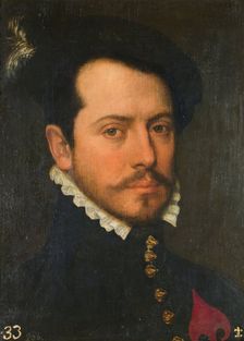 Portrait of a Knight of the Order of Santiago, 16th century. Creator: Bartolomé González