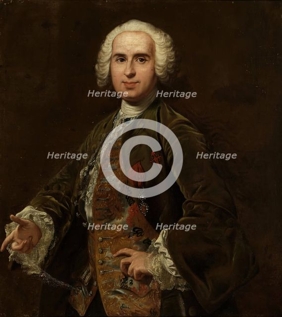 Portrait of a Knight of the Order of Santiago, 18th century. Creator: Louis Michel Vanloo.