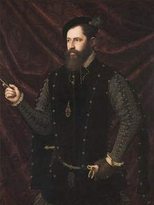 Portrait of a Knight of the Order of Santiago, c1560. Creator: Juan De Juanes