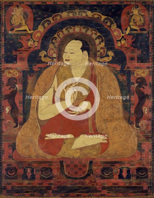 Portrait of a Lama, Possibly Dromton, last quarter of the 11th century. Creator: Unknown.