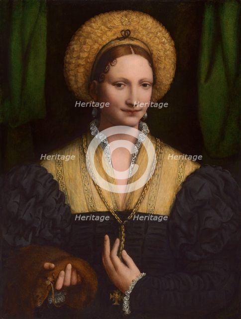 Portrait of a Lady, 1520/1525. Creator: Bernardino Luini.