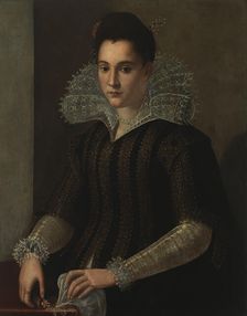 Portrait of a lady, 1590-1600. Creator: School of Alessandro Allori