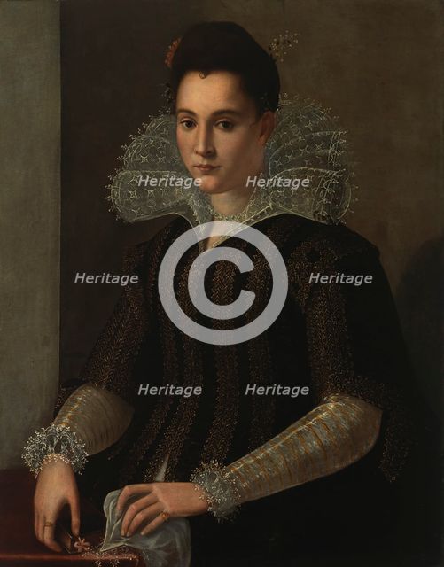 Portrait of a lady, 1590-1600. Creator: School of Alessandro Allori.