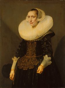 Portrait of a Lady, 1632. Creator: Michiel van Miereveld?;Jan Daemen Cool circle?