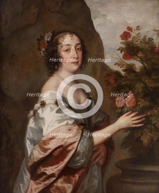 Portrait of a Lady, 1638-1640. Creators: Studio of Sir Peter Lely, Anthony van Dyck.