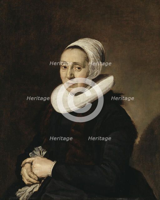 Portrait of a Lady, 1643. Creator: Frans Hals.