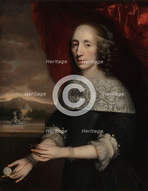 Portrait of a lady, 1660-1679. Creator: Jacobus Levecq.