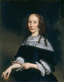 Portrait of a Lady, 1667. Creator: Nicolaes Maes
