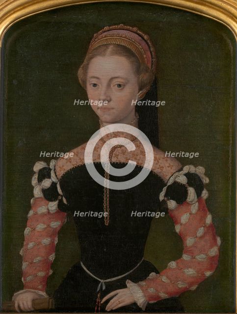 Portrait of a Lady, 16th century. Creator: Hemessen, Catharina, van (1527/28-after 1580).