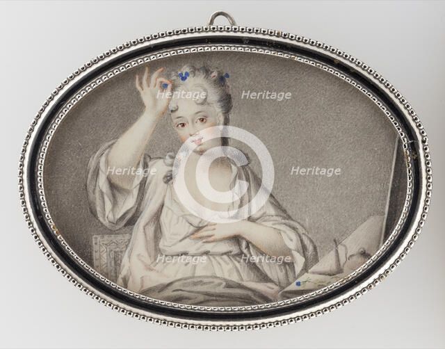 Portrait of a lady, 1710. Creator: Circle of Carl Gustaf Klingstedt.