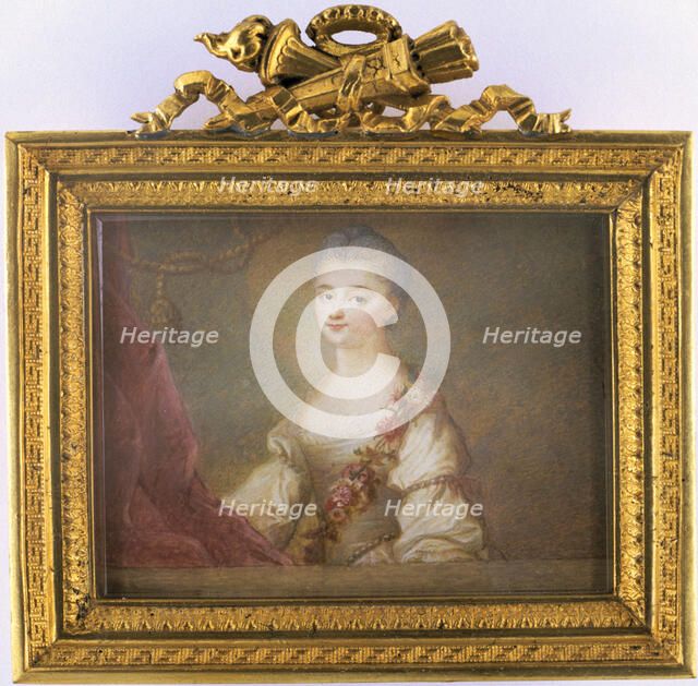 Portrait of a lady, 1728-1786. Creator: Anna Maria Hilfeling.